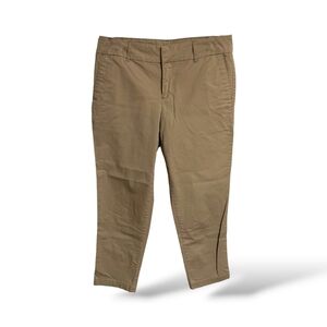 Kut From The Kloth Capri Taylor Fit Khakis Tan Trouser Pants Anthropologie